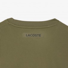 CAMISETA LACOSTE ESTAMPADA ULTRA DRY - OLIVA